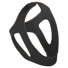 知音安 防張嘴睡眠帶 黑色, 1個