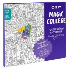 omy 著色海報 魔法學校 POS89, 1個