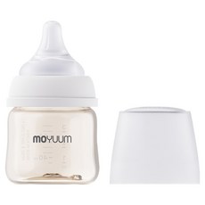 모윰 유아용 3세대 PPSU 올인원 베이직 젖병 유꼭지, 스노우, 80ml, 1개