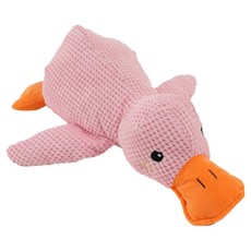 딩동펫 반려동물 꽥꽥이 대왕 오리 애착 인형, 핑크, 1개