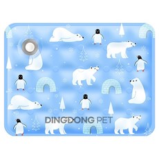 DING DONG PET 寵物動物涼感冰墊, 1個, 藍色