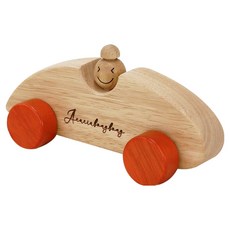 ACACIA bongbong 兒童原木交通工具玩具賽車, 1個, 單一顏色