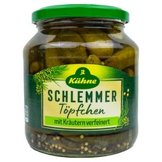 Kuhne 冠利 德式香草風味醃黃瓜, 1個, 530g