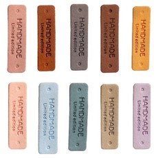 Khohimo 手工標籤 10種 x 4入 套組 5W0205, 1套, 靛藍色, 黃色, 灰色, 棕色, 米色, 粉紅色, 淺藍色, 紫色, 靛粉色, 深棕色