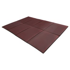 자니캠핑 폴더 매트 + 가방 세트, 와인