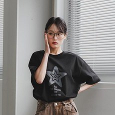 앨빈클로 스타 오버핏 반팔티 AST4707