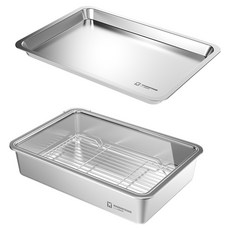 WAGENSTEIGER Vogue 不鏽鋼托盤組, 1套, 托盤架 + 食物盆 + PC蓋 + 不鏽鋼蓋