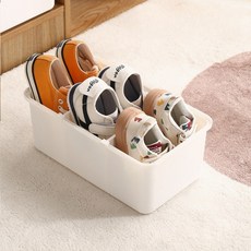 Glow空間利用鞋櫃 L, 白色的, 一層