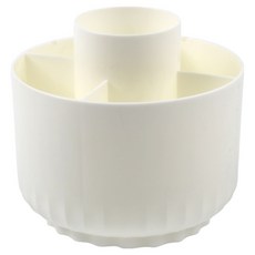 일상픽 데스크 오거나이저 회전 연필꽂이, 아이보리, 1개