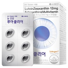 retune 蕊庭 眼睛健康 露雅可立爾, 1個, 30錠