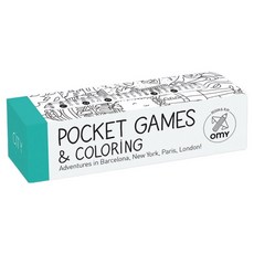 OMY 口袋遊戲&著色 城市 POCK03, 1套, 混合色