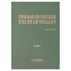 친환경 에너지 전환 자원화 동향과 탈 탄소 관련 소재·촉매 R&D 분석, 지식산업정보원, R&D정보센터