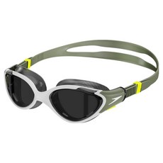 speedo Biofuse 2.0 偏光泳鏡 8-00445917603, 綠色 + 白色, 1個