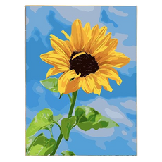 Rootwell Life DIY數字油畫套組 40 x 50 cm, 1套, 向日葵