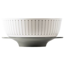 TACKAON 麵碗+底盤套組, 1套, 灰色