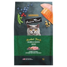 퍼시캣 전연령용 고양이 레시피 사료, 닭+연어, 4.54kg, 1개