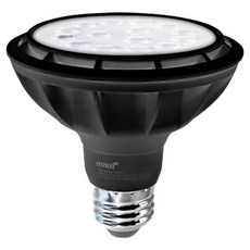 번개표 LED 램프 지향형 15W 블랙바디 PAR30, 주광색, 1개