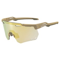 ROCKBROS 洛克兄弟 運動變色護目鏡+度數夾組 SP323, 霧面棕色(鏡框) + 金色(鏡片)