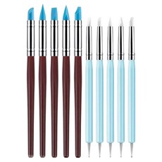 ALLISYOU 陶藝雕塑工具 雕刻刀 B型 10件組, 10入