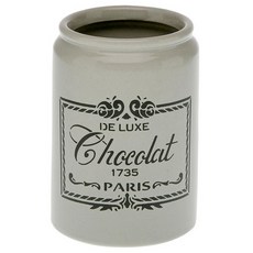 VERSA 罐型陶製牙刷杯 復古風格 浴室收納 漱口杯 300ml, VE724, 1個