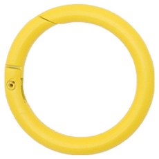 동대문단추왕 원터치 오픈형 컬러 오링 35mm, 옐로우, 1개