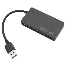 컴스 USB 3.0 허브 4포트 무전원 30cm BT367, 1개