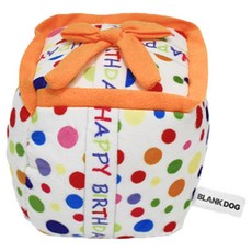 Blank Dog 寵物禮物盒啾啾玩具, 1個, 混合色