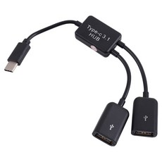 컴스 USB 3.1 허브Type C USB A 2Port IE304, 1개