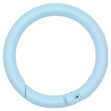 동대문단추왕 원터치 오픈형 컬러 오링 35mm, 라이트블루, 1개