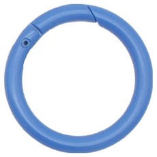 동대문단추왕 원터치 오픈형 컬러 오링 35mm, 블루, 1개
