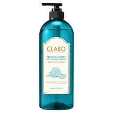 CLABO 珂萊泊 深層清潔洗髮精 熱帶柑橘香, 1瓶, 960ml