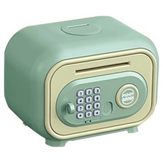 ARTJOY 橫式迷你個人保險箱存錢筒, 綠色, 1個