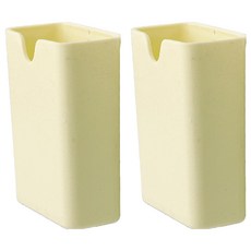 리치쌀봉 다기능 테이블 사이드포켓, 옐로우, 2개