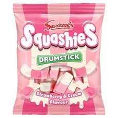 스위츨 스쿼시 드럼스틱 딸기맛 & 크림향, 120g, 1개