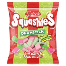스위츨 스퀴시 드럼스틱 사워체리 & 사과맛, 120g, 1개