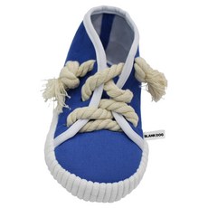 Blank Dog 寵物鞋型繩索玩具, 藍色, 1個
