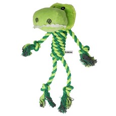 Blank Dog 寵物紗線動物玩具, 1個, 鱷魚
