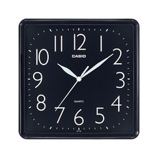 CASIO 卡西歐 方形掛鐘 IQ-06-1D, 黑色