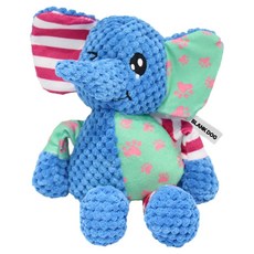 Blank Dog 寵物圖案啾啾沙沙作響玩具, 1個, 大象