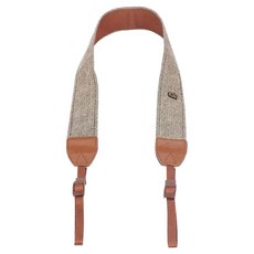 온예리 카메라 가죽 스트랩 넥 숄더 브라운, 1개