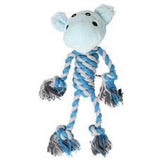 Blank Dog 寵物紗線動物玩具, 1個, 河馬