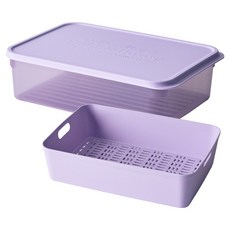 Debbie Meyer Debi Box 冷藏保鮮盒 3.75L + 瀝水籃 3.75L 套組, 1套