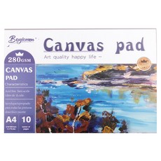 올라이크 두꺼운 고급 드로잉북 유화 10p, A4, 1개