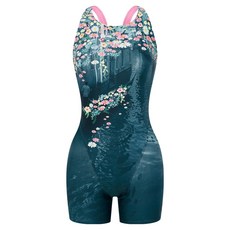 아레나 여성용 홀리데이 3부 반신 레이서백 수영복 A5SL1LH10