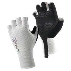 Tapony 超輕量自行車半指手套 雙手佩戴組, 1套, 白色