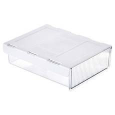 순잠 보이지 않아 더 깔끔한 책상 아래 히든 수납서랍 S, 투명, 1개