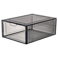 SUNEWZ 高級亞克力鞋子收納盒 S, 1個, 黑色