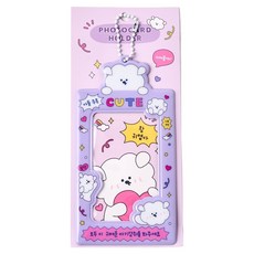 BUTTERSHOP Modern House 復古流行 PVC 小卡套 14cm, 1個, 紫色