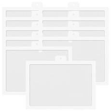 sewoose 高級紙質相框 壁掛式 橫式, 10個, 白色