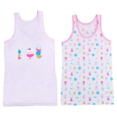 KIDSKIO TRY 女童純棉茶會背心2件組